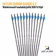 Skylon Carbon Savage 6.2 hiilikuitunuoli 350 12 Kpl - Yksittäinen nuoli - Hiilikuitunuolet - 6426009248290 - 11