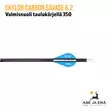Skylon Carbon Savage 6.2 hiilikuitunuoli 350 - Yksityiskohta perä ja sulka - Hiilikuitunuolet - 6426009248290 - 9
