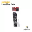 Swiss Arms 3-pistehihna - musta - Asehihnat - 3559966036280 - 5