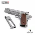 Swiss Arms M1911 Tactical Rail metallirunkoinen Blowback 4,5mm CO2 ilmapistooli - BB kuula ilmapistoolit - 3559962885080 - 21