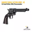 Umarex Colt Single Action Army Peacemaker Diabolo, Antique finish 4,5 mm CO2 ilma-ase revolveri - Ilma-aseluoti ilmapistoolit - 4000844611550 - 4