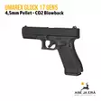 Umarex Glock 17 Gen5 Blowback 4,5mm CO2 Pellet ilmapistooli - Ilma-aseluoti ilmapistoolit - 4000844740250 - 2