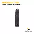 Umarex Glock 17 Gen5 Blowback 4,5mm CO2 Pellet ilmapistooli - Ilma-aseluoti ilmapistoolit - 4000844740250 - 4