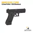 Umarex Glock 17 Gen5 Blowback 4,5mm CO2 Pellet ilmapistooli - Ilma-aseluoti ilmapistoolit - 4000844740250 - 6