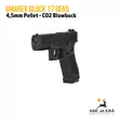 Umarex Glock 17 Gen5 Blowback 4,5mm CO2 Pellet ilmapistooli - Ilma-aseluoti ilmapistoolit - 4000844740250 - 11
