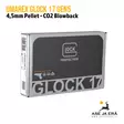 Umarex Glock 17 Gen5 Blowback 4,5mm CO2 Pellet ilmapistooli - Ilma-aseluoti ilmapistoolit - 4000844740250 - 18