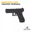 Umarex Glock 17 Gen5 Blowback 4,5mm CO2 Pellet ilmapistooli - Ilma-aseluoti ilmapistoolit - 4000844740250 - 12