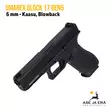 Umarex Glock 17 GEN5 kaasutoiminen 6mm airsoft pistooli - vasemmalta yläviistosta - Pistoolit ja -revolverit - 4000844665010 - 20