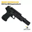 Umarex Racegun Black CO2 Steel BB ilmapistoolisetti - yläviistosta ilman tähtäintä - CO2 kaasutoimiset ilmapistoolit - 4000844496720 - 5