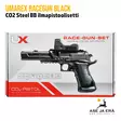 Umarex Racegun Black CO2 Steel BB ilmapistoolisetti - myyntipakkaus - CO2 kaasutoimiset ilmapistoolit - 4000844496720 - 12