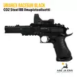 Umarex Racegun Black CO2 Steel BB ilmapistoolisetti - sivulta tähtäin asennettuna - CO2 kaasutoimiset ilmapistoolit - 4000844496720 - 3
