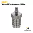 Umarex WaltherPCP ilmakiväärin täyttöadapteri 300 bar Pystyssä - Adapterit ja liitäntäsarjat - 1157271000 - 6