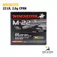 Winchester 22 LR M22 LRN 2,6g Pienoiskivääripatruuna - 22 LR patruunat - 020892103740 - 1
