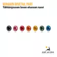 Win&Win Dovetail Part tähtäinjouseen - Tähtäinjousen varaosat - 8718484421380 - 2