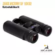Zeiss Victory SF 10x32 katselukiikarit - etuviistosta - Suurennuskerroin 8x - 4047006322503 - 11