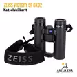 Zeiss Victory SF 8x32 katselukiikarit - Kiikari pystyasennossa ja hihna näkyvissä - Suurennuskerroin 8x - 4047006322404 - 7