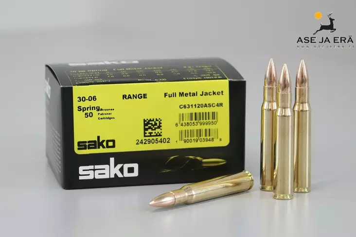 30-06 Sako Range FMJ 8g (120A) - 30-06 kaliiperi - 6438053999950 - 1