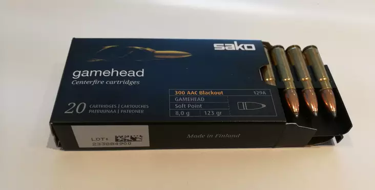 300 AAC Blackout Sako Gamehead 129A 8g SP - Muut kaliiperit - 6438053103180 - 3