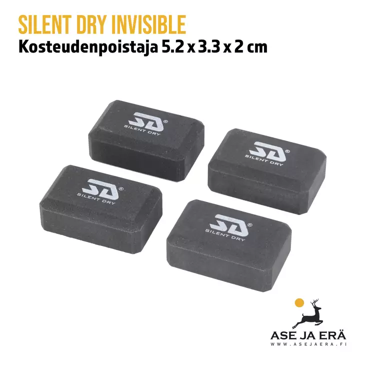 Silent Dry Invisible kosteudenpoistaja - yleiskuva 4 kpl - Muut aseenpuhdistustarvikkeet - 4711584160030 - 1