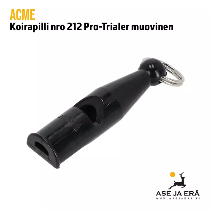 Acme koirapilli nro 212 Pro-Trialer muovinen, yleiskuva etuviisto - Koiraohjaajan varusteet - 717668712120 - 1