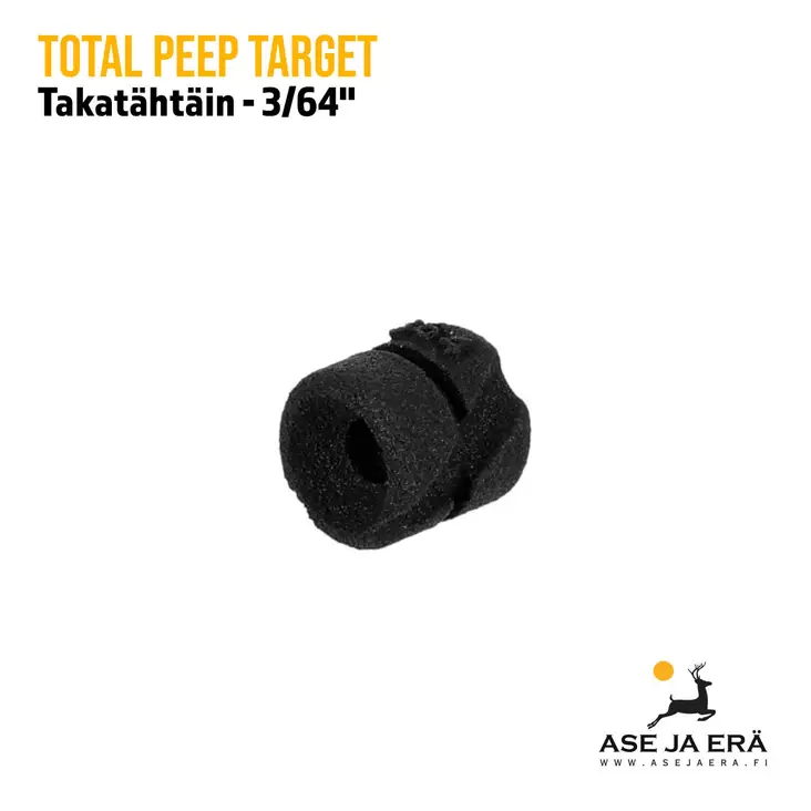 Total Peep Target takatähtäin 3/64" etuviistosta - Takatähtäimet - 8437017186250 - 1