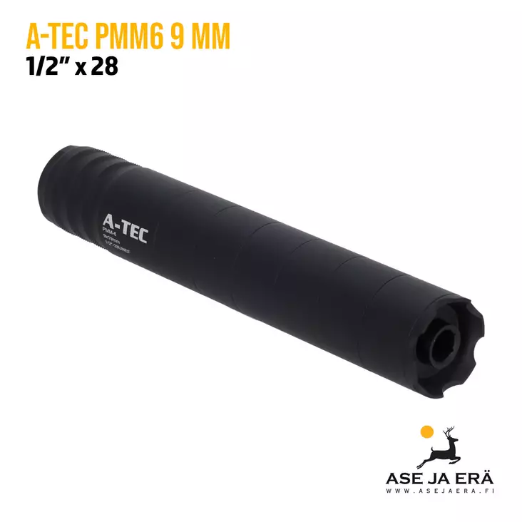 A-TEC PMM-6 9 mm äänenvaimennin - A-TEC äänenvaimentimet - 7072891002480 - 8
