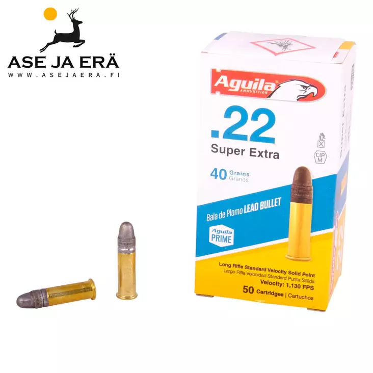 Aguila 22LR Super Extra STD SP 40gr pienoiskivääri patruuna - 22 LR patruunat - 640420001050 - 3