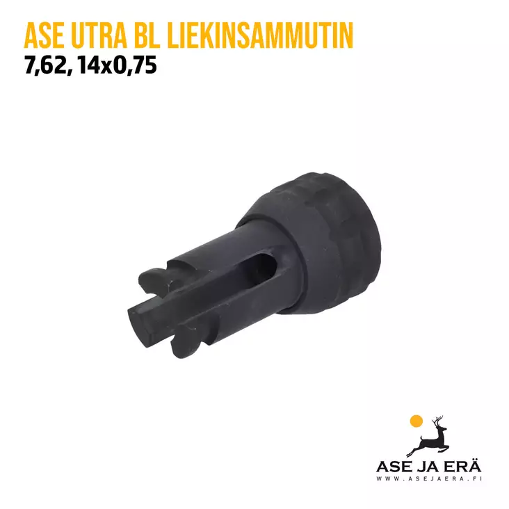 Ase Utra BoreLock Hiper 7,62 14x0,75 liekinsammutin - Suujarrut ja liekinsammuttimet - AU790 - 1