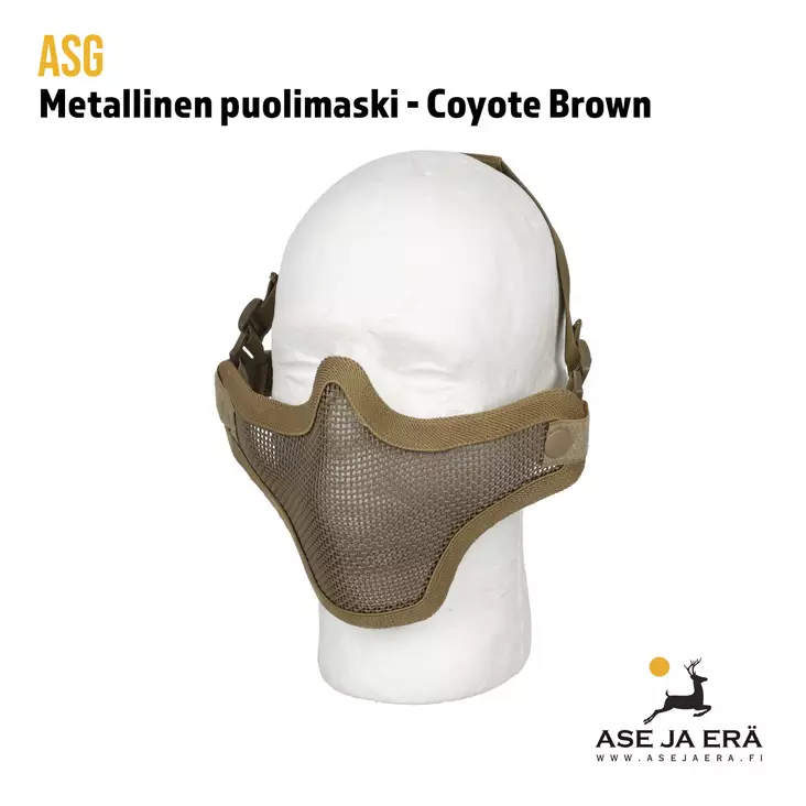 ASG Puolimaski, Coyote Brown - Kypärät, maskit ja suojalasit - 5707843059220 - 6