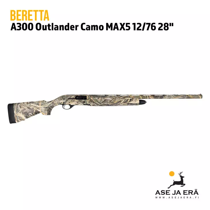 Beretta A300 Outlander Camo MAX5 12/76 28" puoliautomaattihaulikko - Puoliautomaattihaulikot - A7G46525335020 - 8