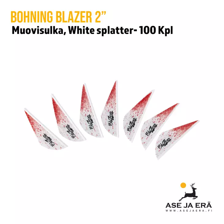 Bohning Blazer 2" White Splatter - Muovisulat - 010847218308x100 - 1