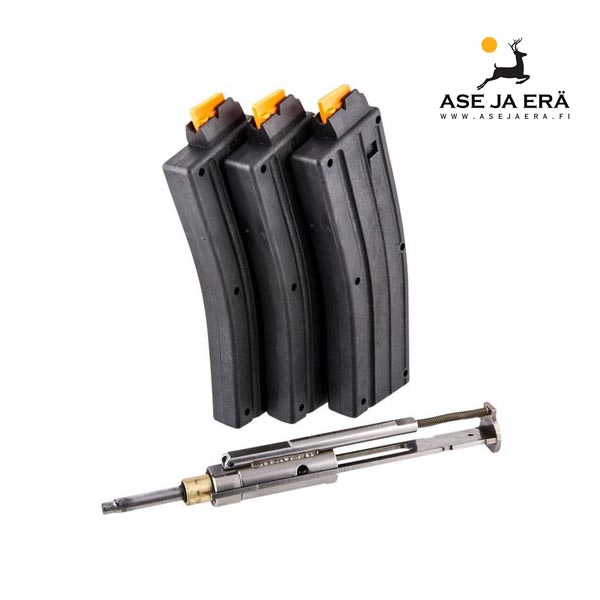 CMMG AR-15 .22LR muunnossarja + 3 kpl 25 patruunan lippaita (uudistunut malli) - AR osat - 815835017150 - 1