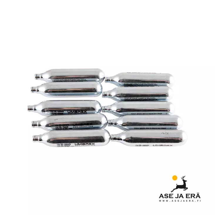 Co2 patrunaa Bulk 12g 10 kpl - Co2 kaasupatruunat - Co2patrunaaBulk10 - 1