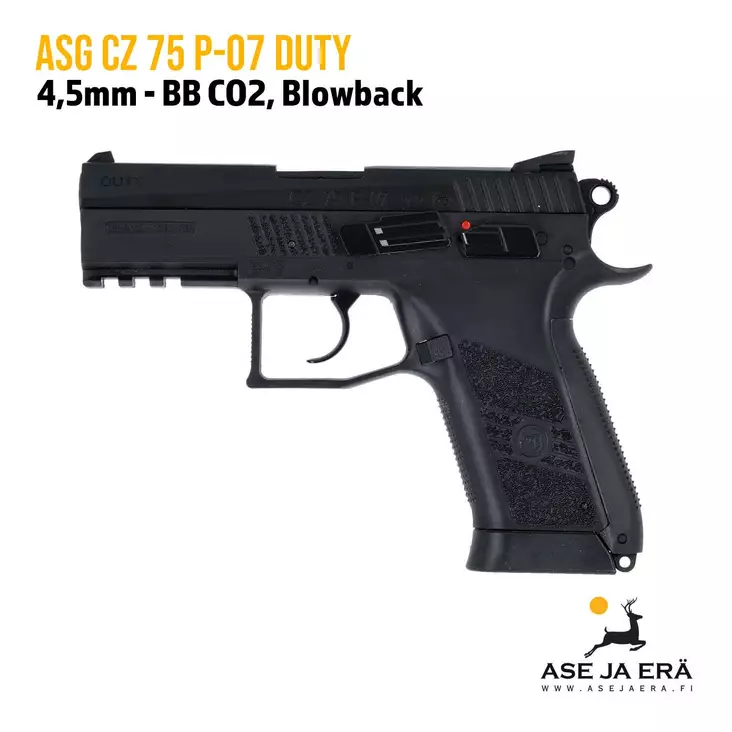 CZ 75 P-07 DUTY CO2 4,5 mm ilmapistooli - BB kuula ilmapistoolit - 5707843042970 - 1
