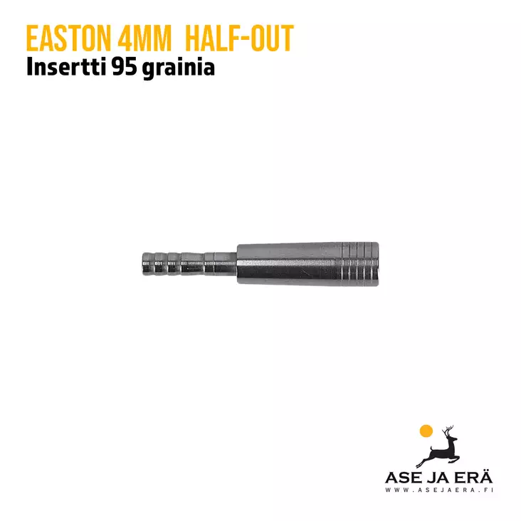 Easton 4mm Stainless Steel Half-Out insertti 95 grainia - Insertit - 723560308460 - 2