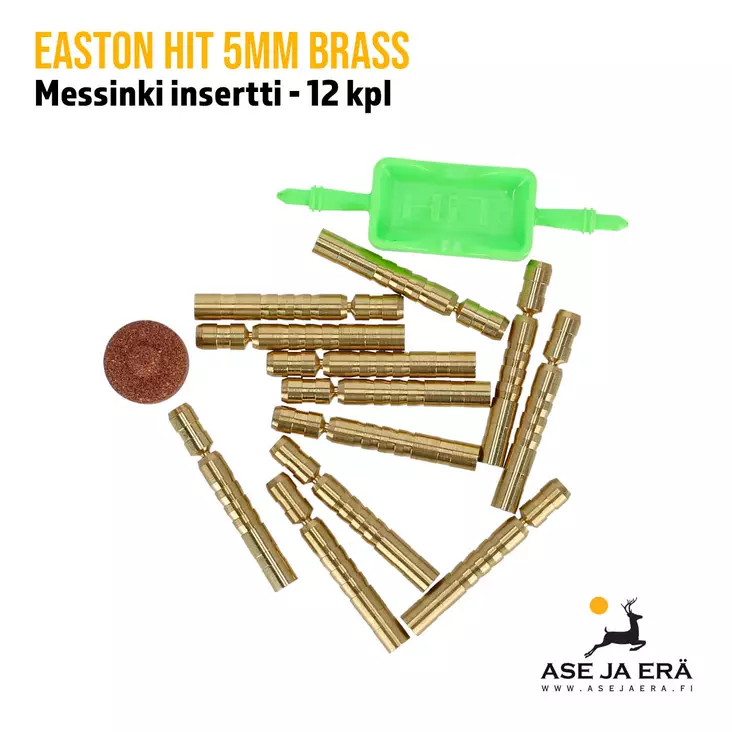 Easton Hit 5mm Brass Messinki insertti - 12 kpl - yleiskuva tuotteesta - Insertit - 723560151585 - 1