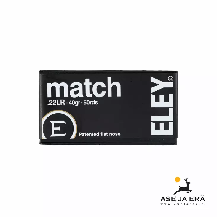 Eley Match .22lr 40 gr pienoiskiväärin patruuna - 22 LR patruunat - 650911011000 - 2