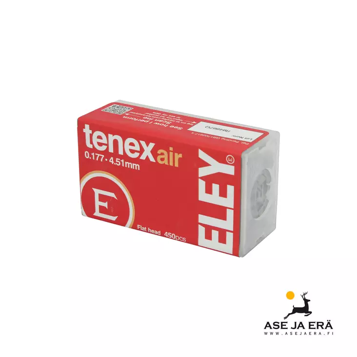 Eley Tenex Air 4,51 mm ilma-aseluoti 0,53 g 450 kpl - 4,5 mm ilmakivääriluodit - 650911461300 - 4