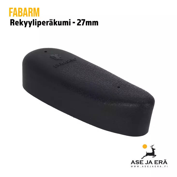 Fabarm HRA perälevy musta 27mm - Kumiperälevyt - 2024-OCI-0000852-0 - 1