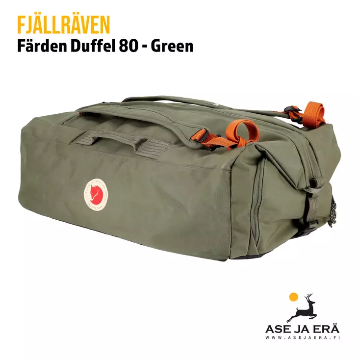 Fjällräven Färden Duffel 80 putkikassi - Reput, laukut ja jakkarat - 7323451061820 - 1