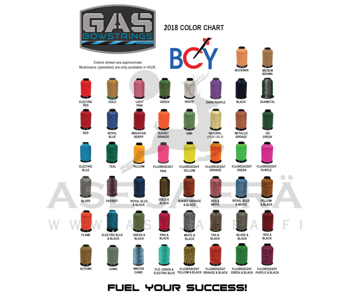 GAS Bowstrings Custom 3 Piece High Octane jännesetti taljajouselle - Valmiit jänteet - 1175081000 - 1