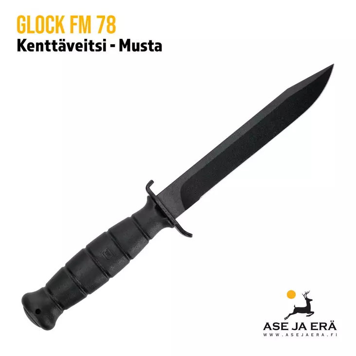 Glock FM 78 kenttäveitsi, Musta - yleiskuva - Puukot - 513050 - 1
