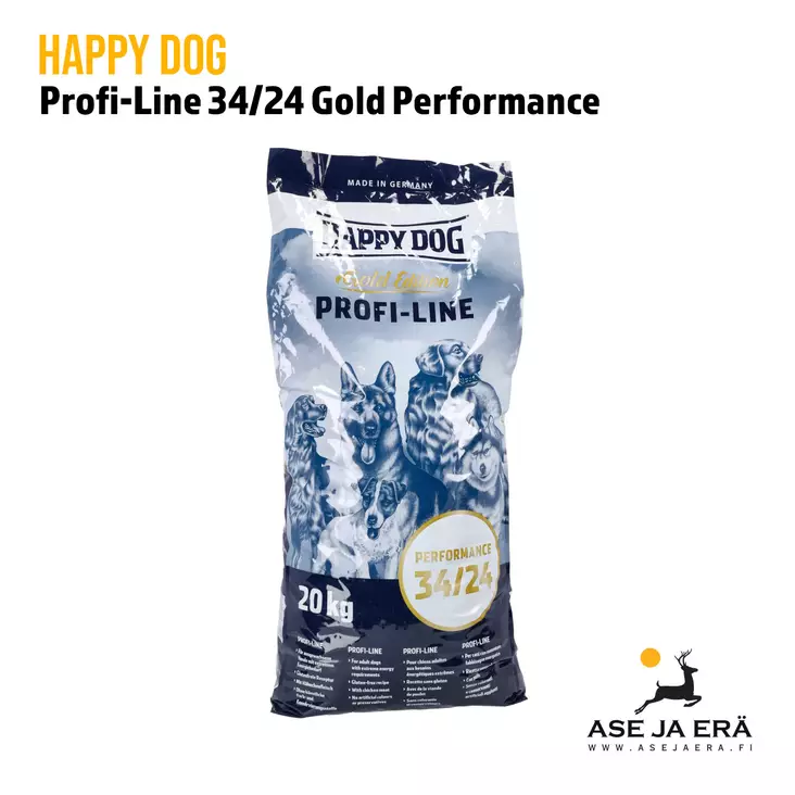 Happy Dog Profi-Line 34/24 Gold Performance koiranruoka 20 kg - Happy dog koiranruoka - 4001967120950 - 1