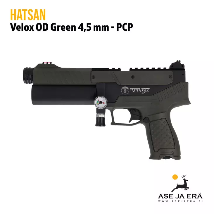 Hatsan Velox PCP 4,5mm OD Green paineilmapistooli - Paineilmatoimiset ilmapistoolit - 067460 - 1