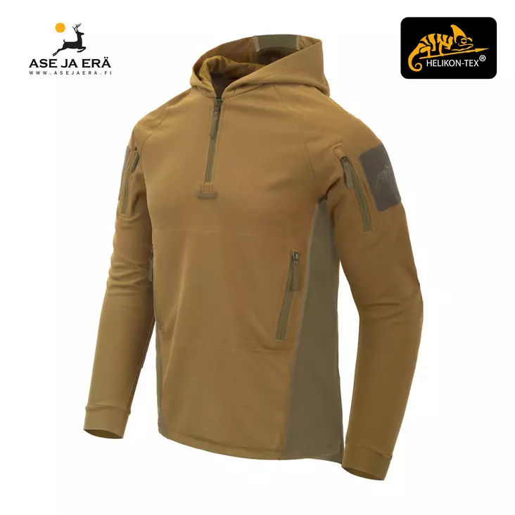 Helikon Range Hoodie Topcool huppari coyote/vihreä - Hupparit - 5908218796690 - 1