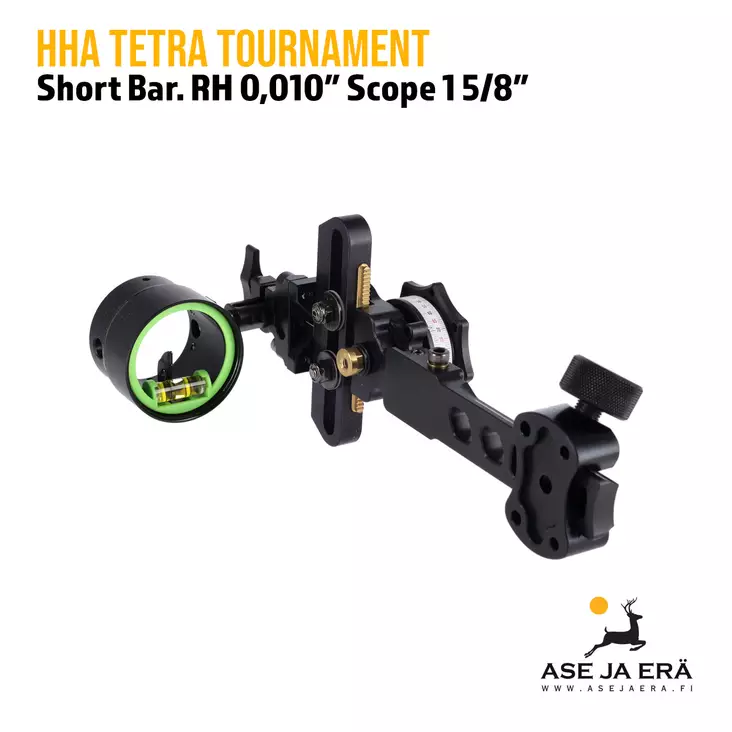 HHA Tetra Tournament Short Bar RH 0.010" tähtäin - Taljajousen tähtäimet - 716415220710 - 1
