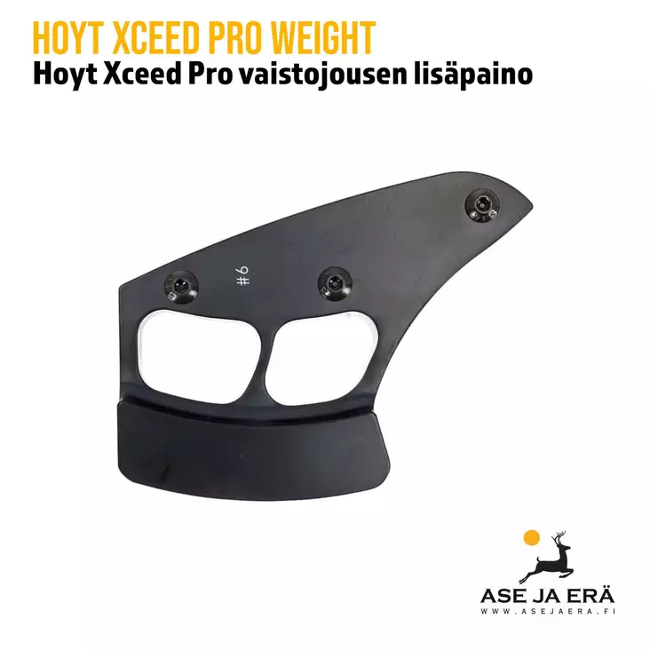 Hoyt Xceed Pro lisäpaino barebow jouseen - Lyhyet stabilisaattorit - 889374374340 - 1