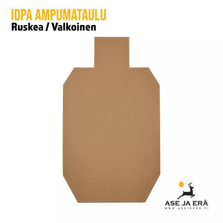 IDPA taulu valkoinen/ruskea - IDPA taulut - 22-241100 - 2