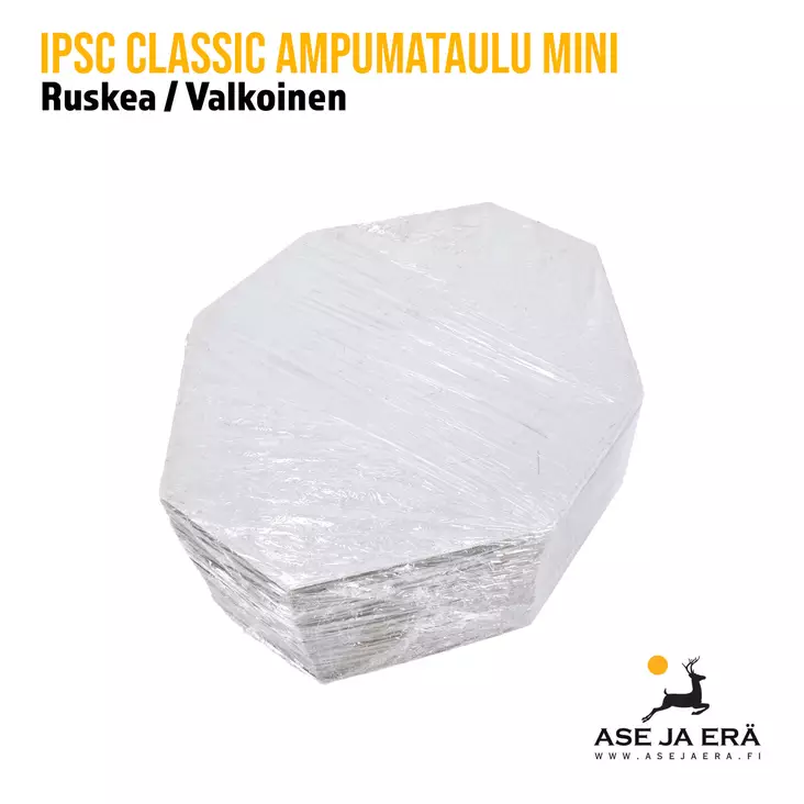 IPSC Classic "salmiakki" mini 100kpl - IPSC taulut ja tarvikkeet - 2042544677414m100 - 1