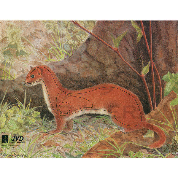 Jousiammuntataulu Kärppä 32x22 cm - Paperiset maalitaulut - 2052175830850 - 2